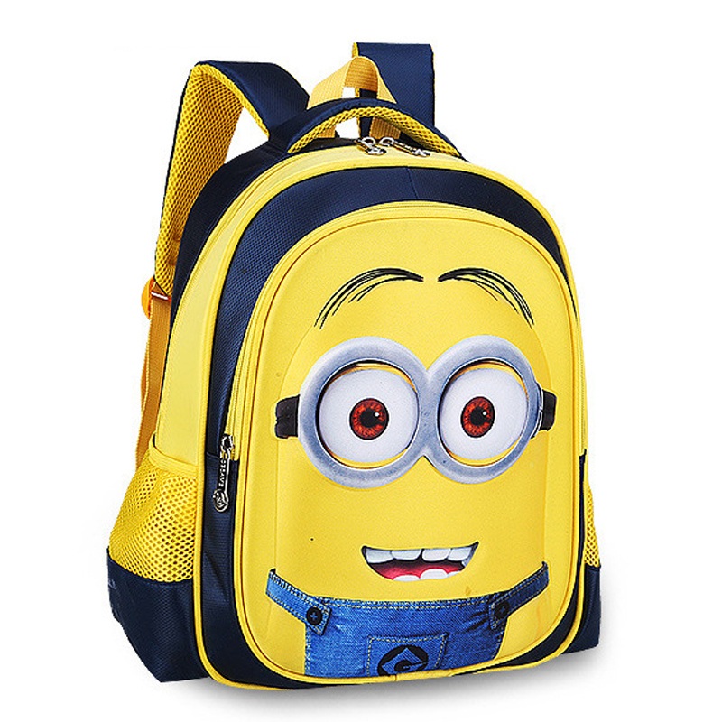Cute-Minions-Children-s-Backpack-Boys-Animation-Cartoon-School-Bags-For-Boys-Girls-Children-Primary-Students