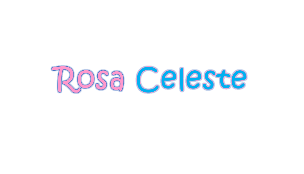 logo rosa celeste