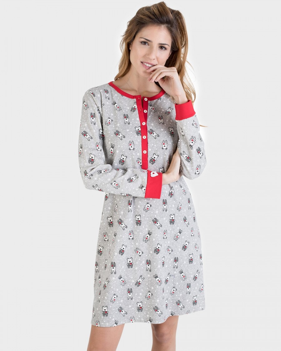 camisola-mujer-gris-y-rojo