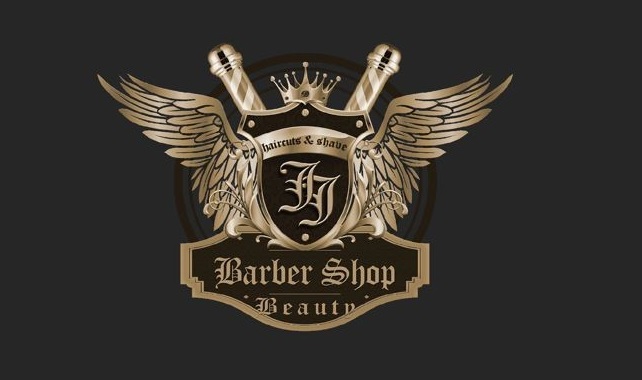 logo jj barber shop new