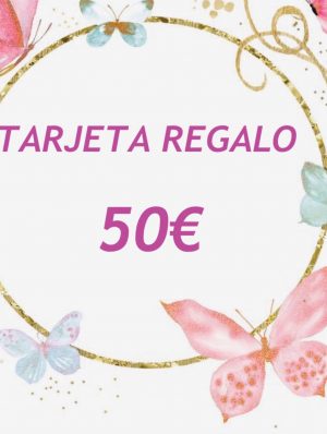 tarjeta REGALO 50-MUSSAS